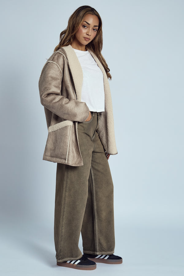 Native Youth CLAINE VINTAGE AVIATOR JACKET