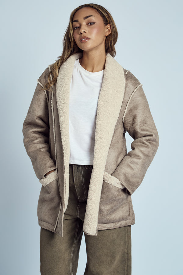 Native Youth CLAINE VINTAGE AVIATOR JACKET