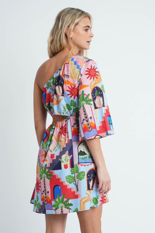 Native Youth CORBERO ASYMMETRIC DRESS