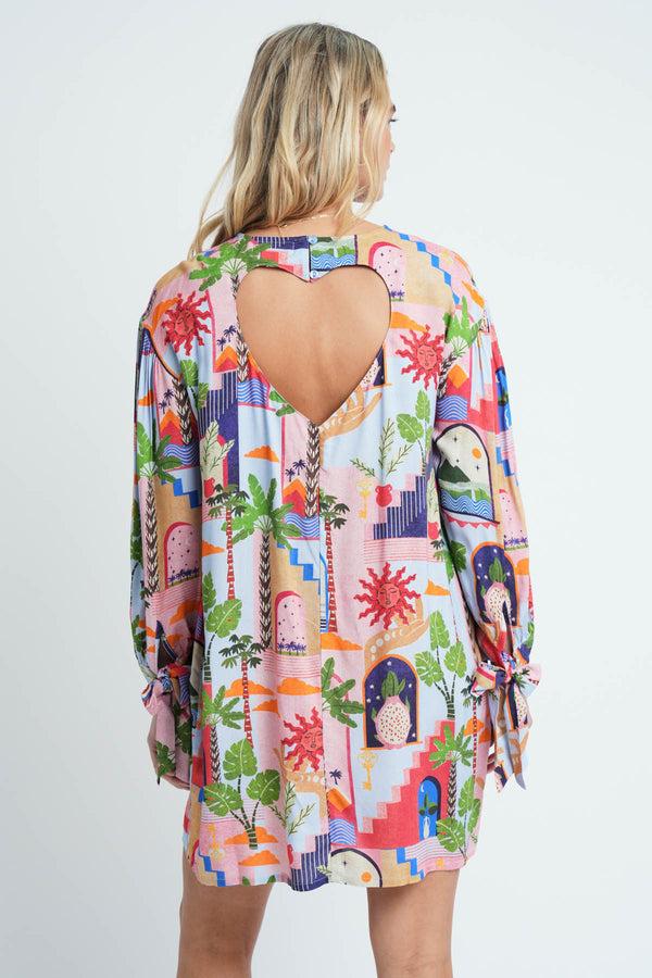 Native Youth CORBERO CUT OUT DRESS