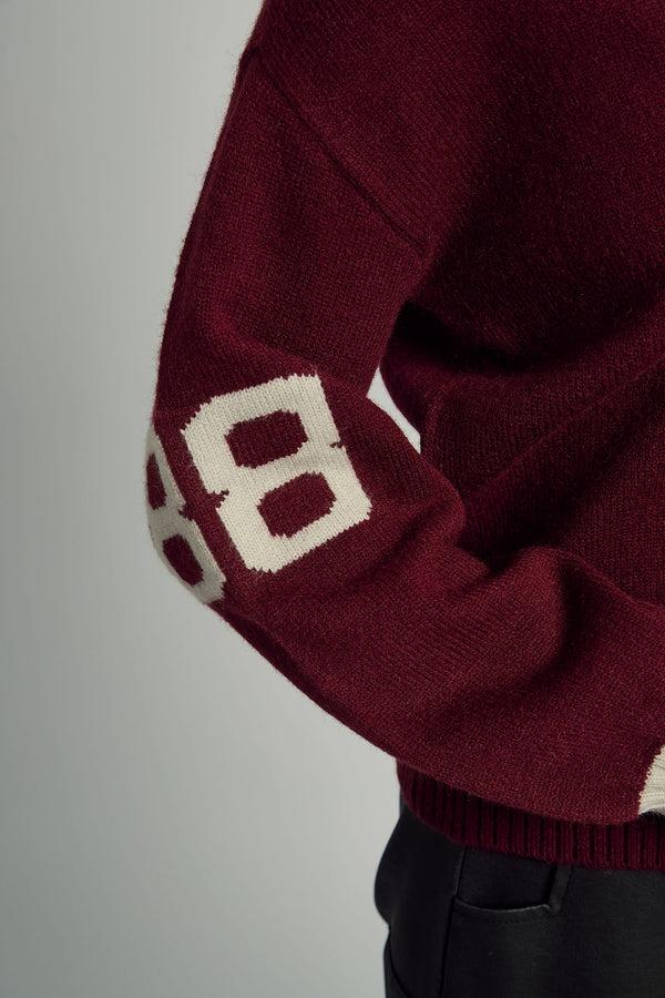 Native Youth DAKOTA VARSITY KNITTED CARDIGAN