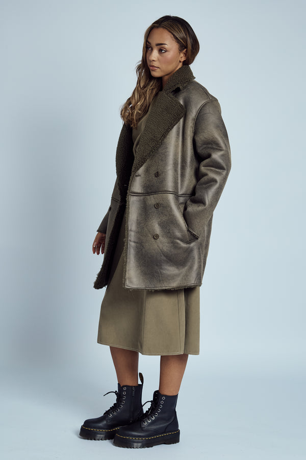 Native Youth DANICA BONDED SHERPA JACKET