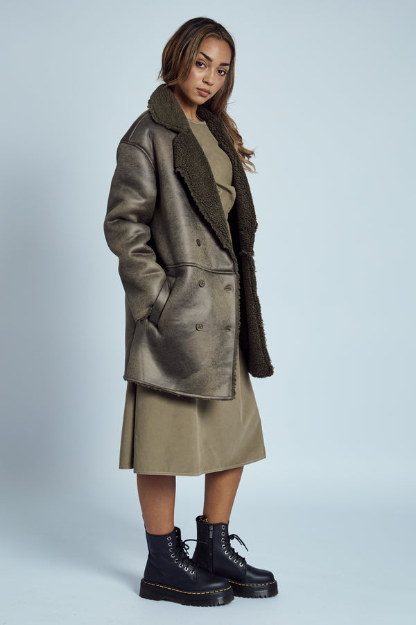 Native Youth DANICA BONDED SHERPA JACKET