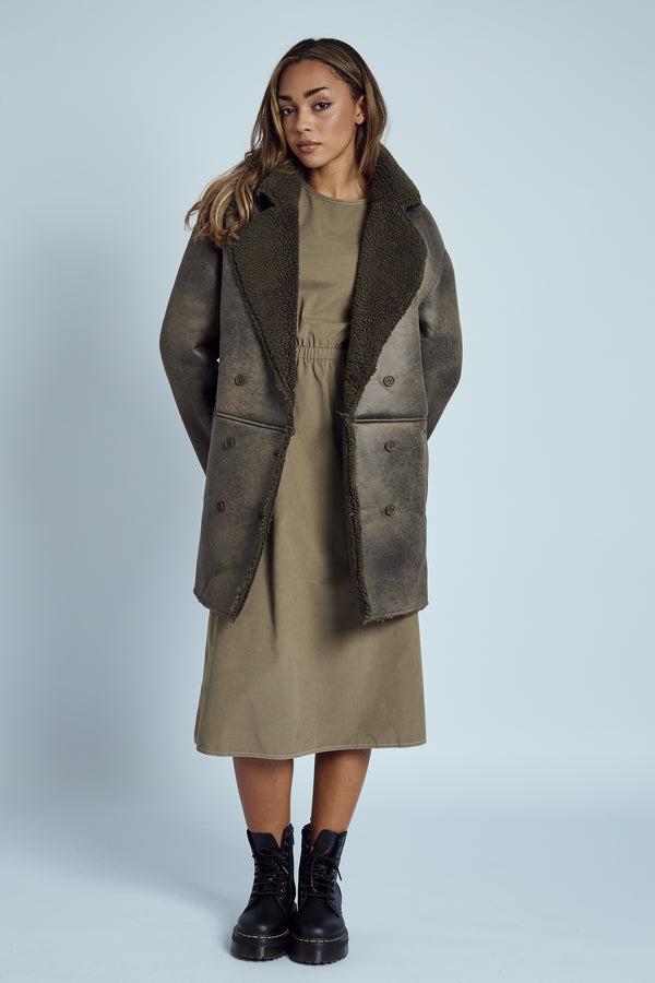 native youth DANICA BONDED SHERPA JACKET