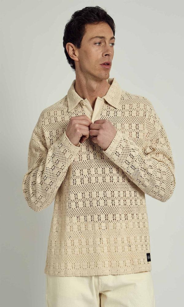 Native Youth DENNIS CROCHET RUGBY POLO