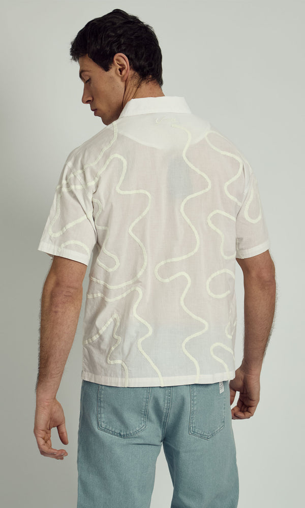 Native Youth ELM ALL OVER EMBROIDERED SHIRT