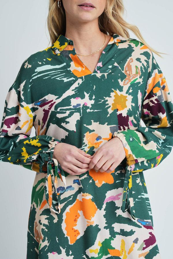 Native Youth EVERGREEN DRESS