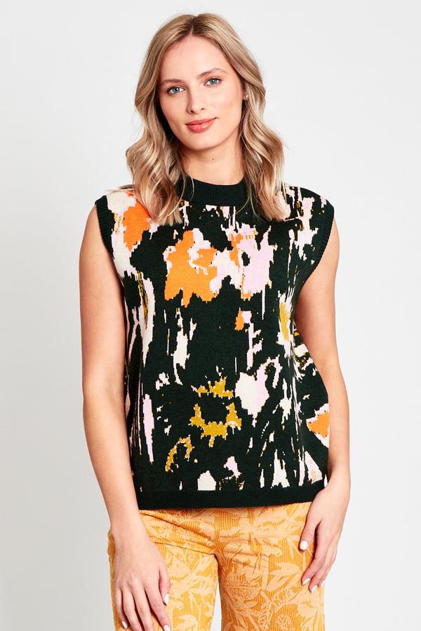 Native Youth EVERGREEN KNIT TOP