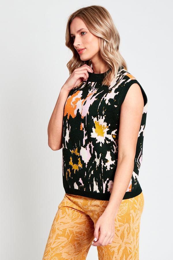 Native Youth EVERGREEN KNIT TOP