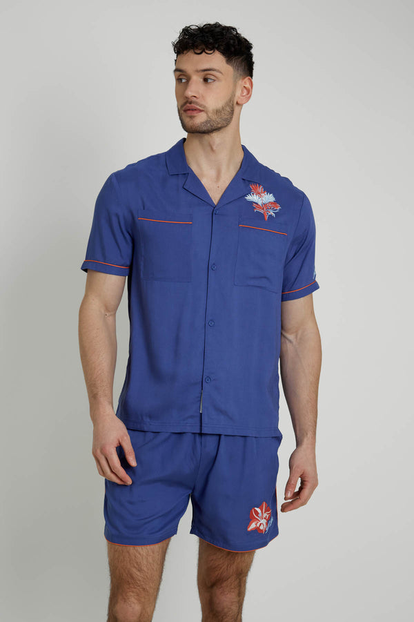 Native Youth FARRAGO EMBROIDERED SHIRT