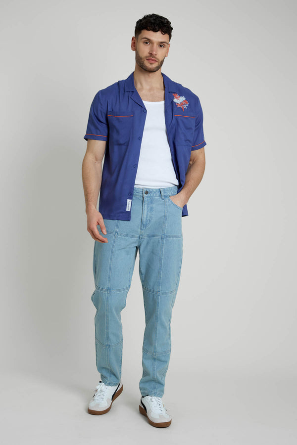 native youth FARRAGO EMBROIDERED SHIRT