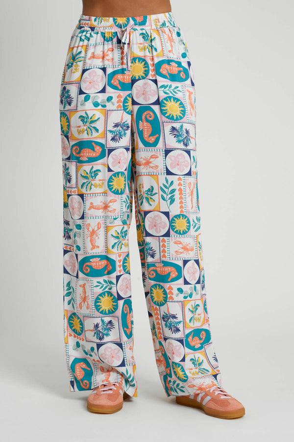 native youth FARRAGO PRINTED TROUSERS