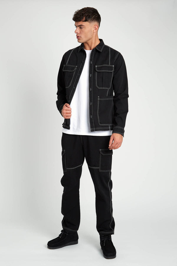 Native Youth GLOVER TROUSER WITH CONTRAST STITCH