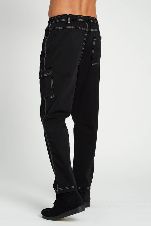 Native Youth GLOVER TROUSER WITH CONTRAST STITCH