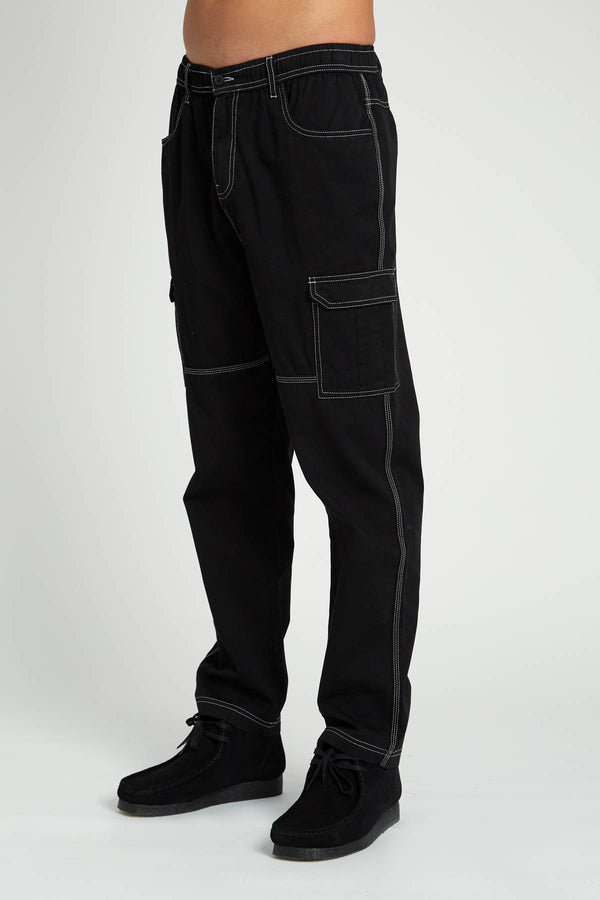 native youth GLOVER TROUSER WITH CONTRAST STITCH