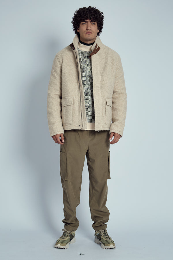 Native Youth GROVER BOUCLE AVIATOR JACKET