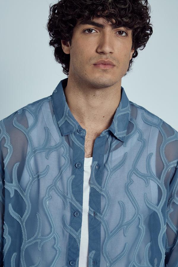 native youth GUSTIN ABSTRACT SHIRT