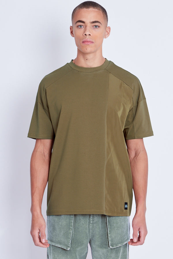native youth HAMPSON KHAKI T-SHIRT