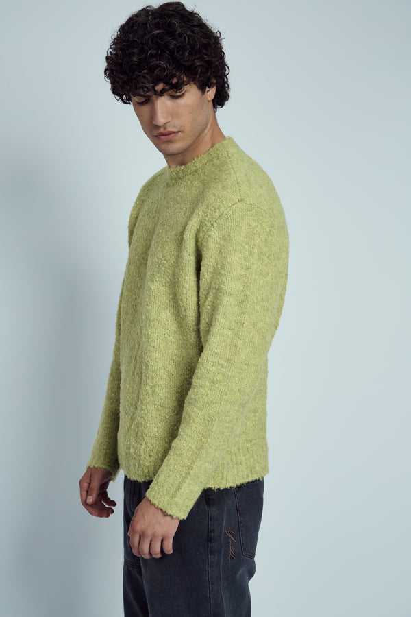 Native Youth HAREWOOD BOUCLE YARN KNITTED JUMPER
