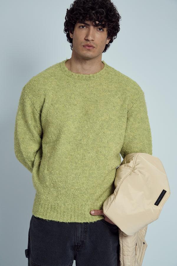 native youth HAREWOOD BOUCLE YARN KNITTED JUMPER