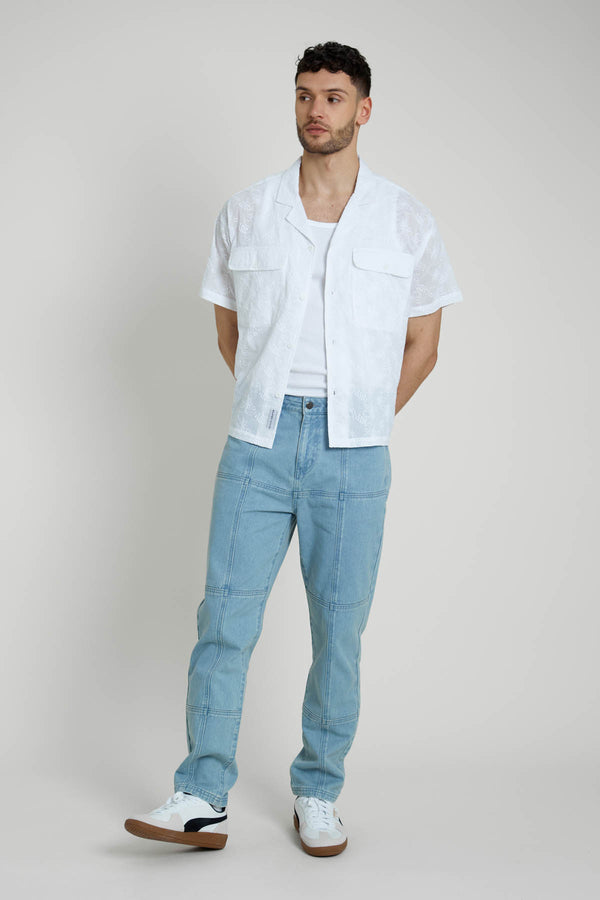 native youth HARMON LACE JACQUARD SHIRT