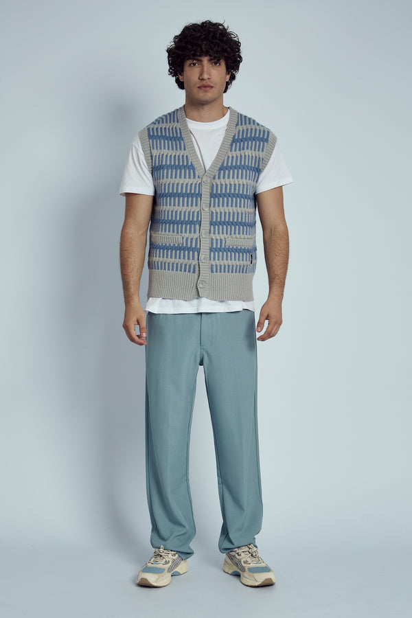 Native Youth HAYNES YARN BRAIDED KNIT WAISTCOAT