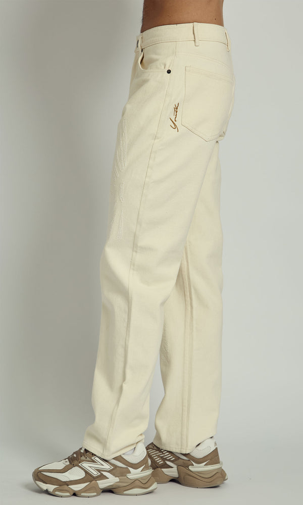 Native Youth HERBERS EMBROIDERY DENIM TROUSER