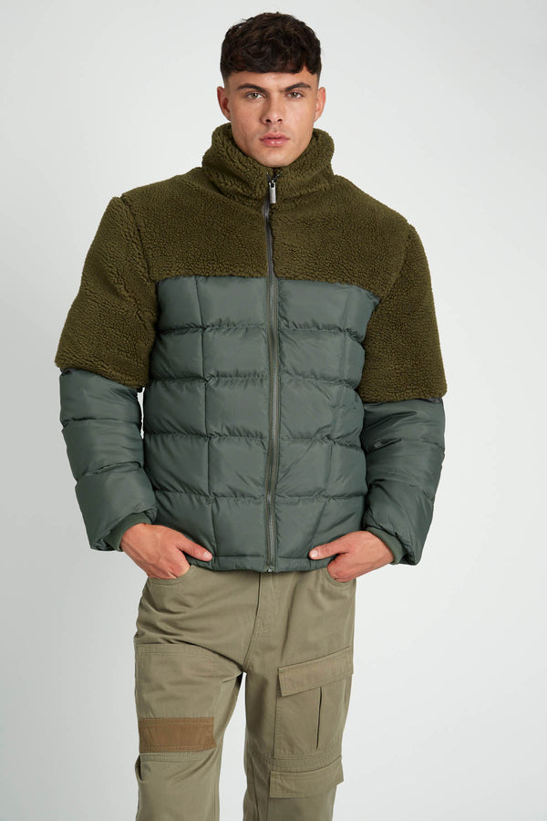 native youth HIGGINS SHERPA TRIM PUFFER JACKET