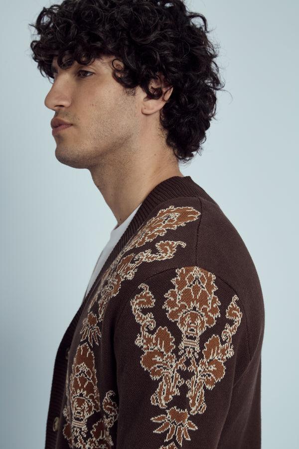 Native Youth HOLDEN INTARSIA KNITTED CARDIGAN