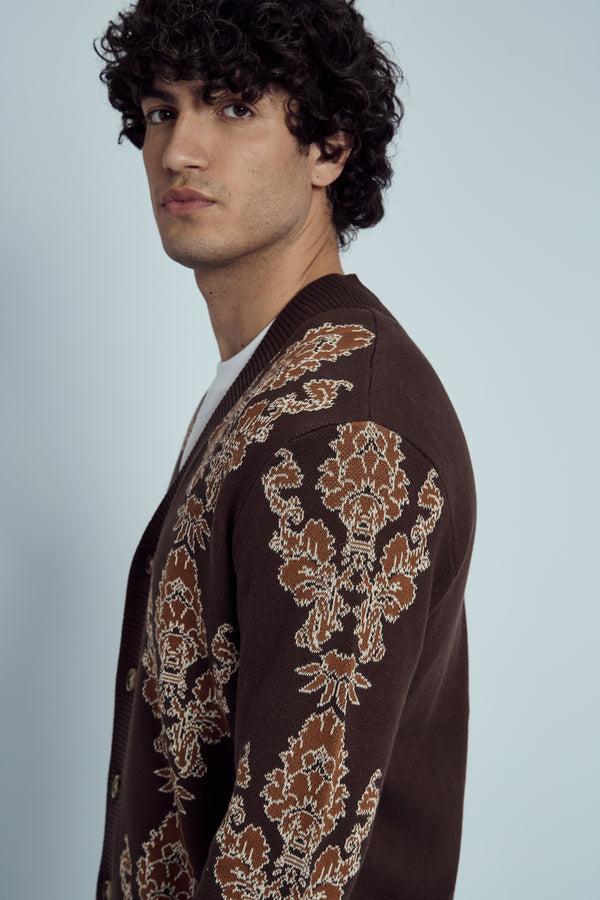 Native Youth HOLDEN INTARSIA KNITTED CARDIGAN