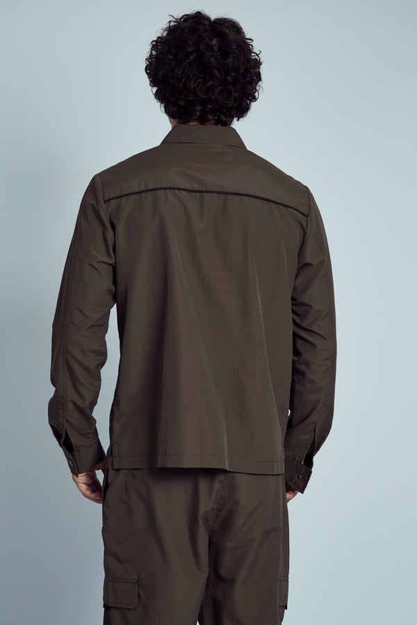 Native Youth HUGO RIPSTOP ZIP THROUGH OVERSHIRT