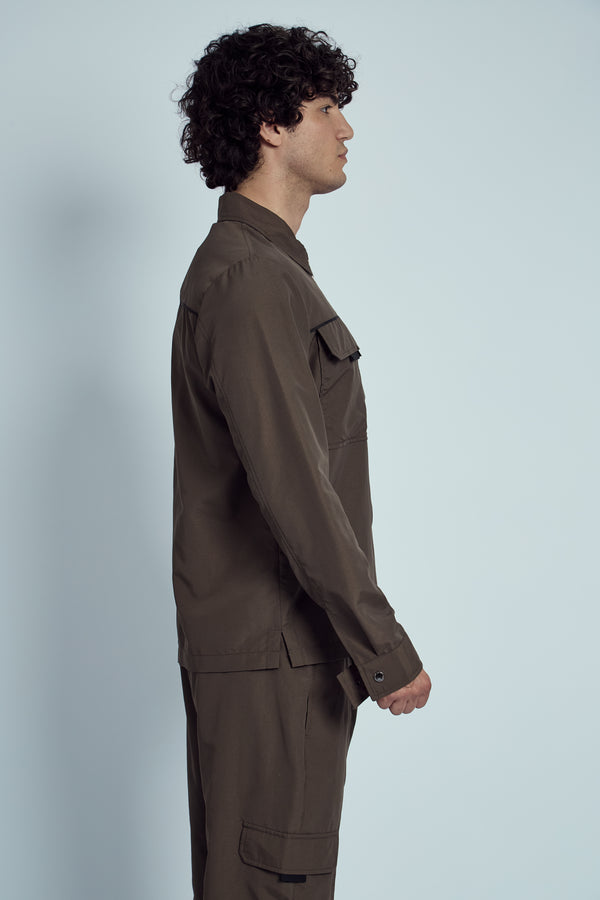 Native Youth HUGO RIPSTOP ZIP THROUGH OVERSHIRT