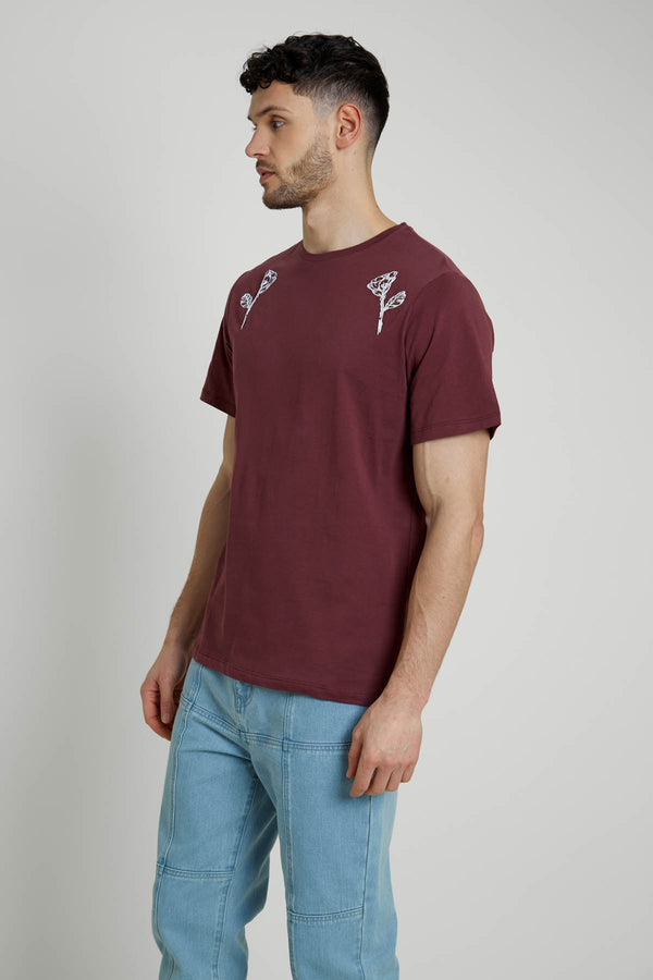 Native Youth INTRICATE FLORAL EMBROIDERED TEE