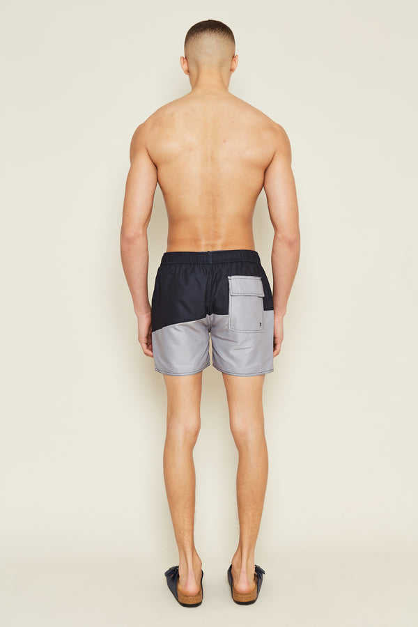 Native Youth KAZAN SWIM SHORT - BLACK
