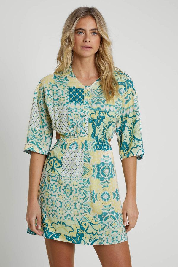 Native Youth LAVERA MINI SHIRT DRESS