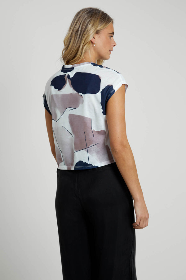 Native Youth Linear Tint Crop Top