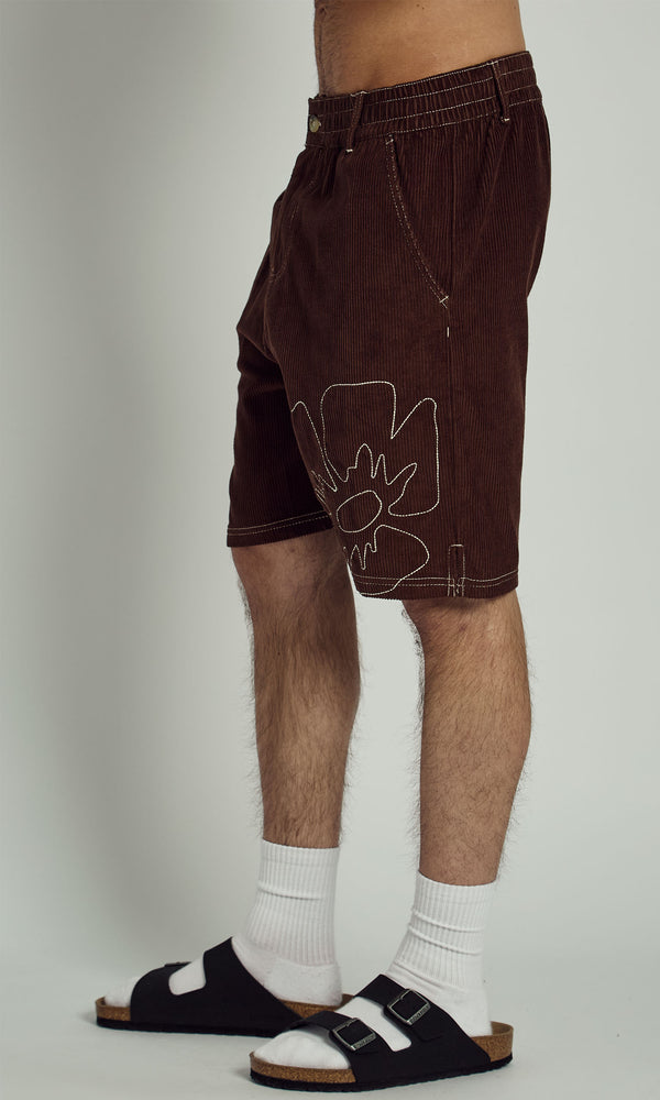 Native Youth LLOYD CORDUROY MID LENGTH SHORT