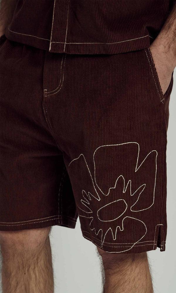 Native Youth LLOYD CORDUROY MID LENGTH SHORT