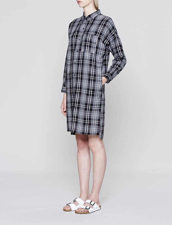 Native Youth Longline Dipped Hem Shirt Dress