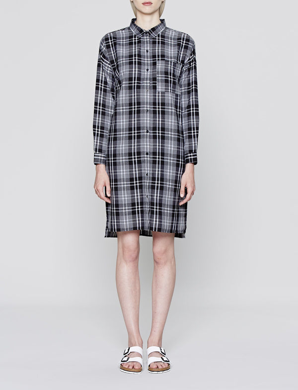 Native Youth Longline Dipped Hem Shirt Dress