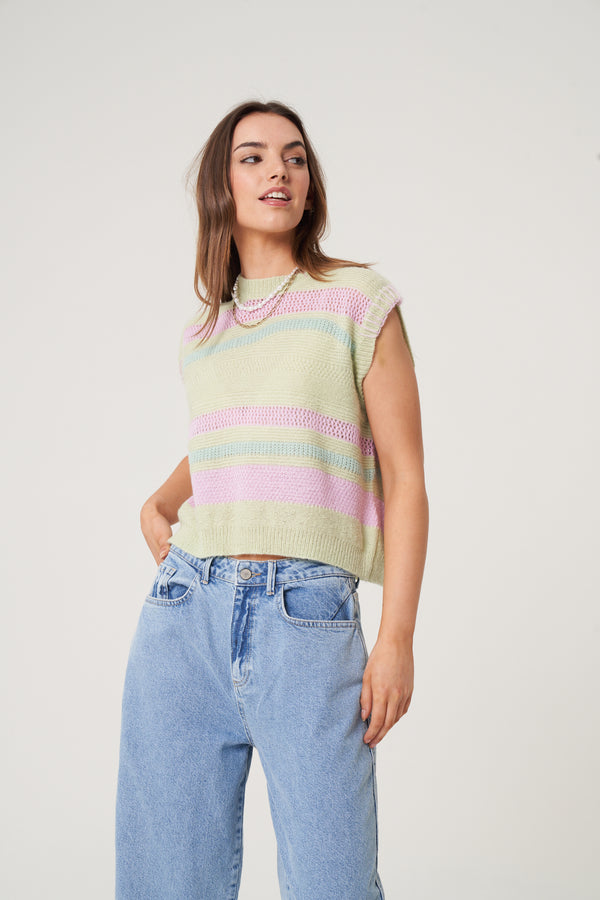 Native Youth LOUELLA KNIT VEST