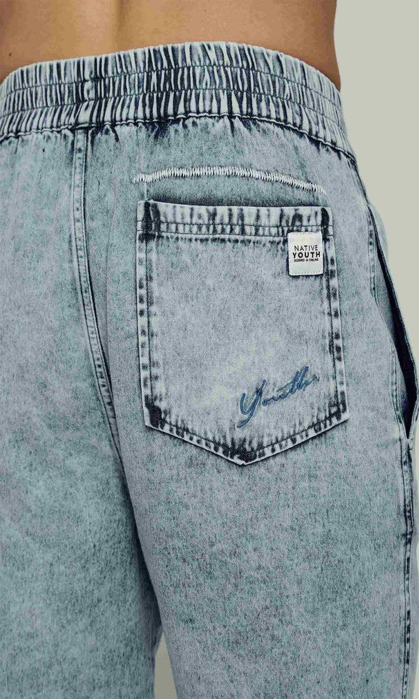 Native Youth LYNX PULL ON DENIM SHORT