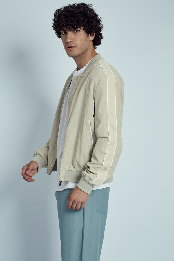 Native Youth MANTLE PIPED VARSITY BOMBER JACKET