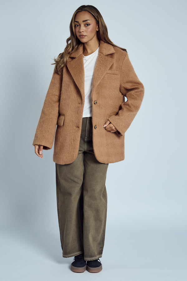 Native Youth MARGOT BRUSHED WOOL BLAZER