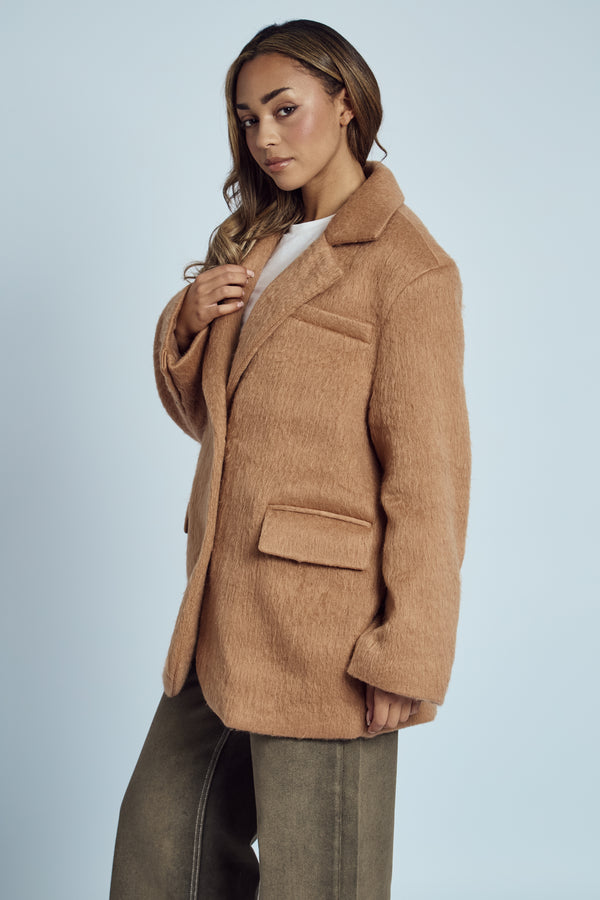 Native Youth MARGOT BRUSHED WOOL BLAZER