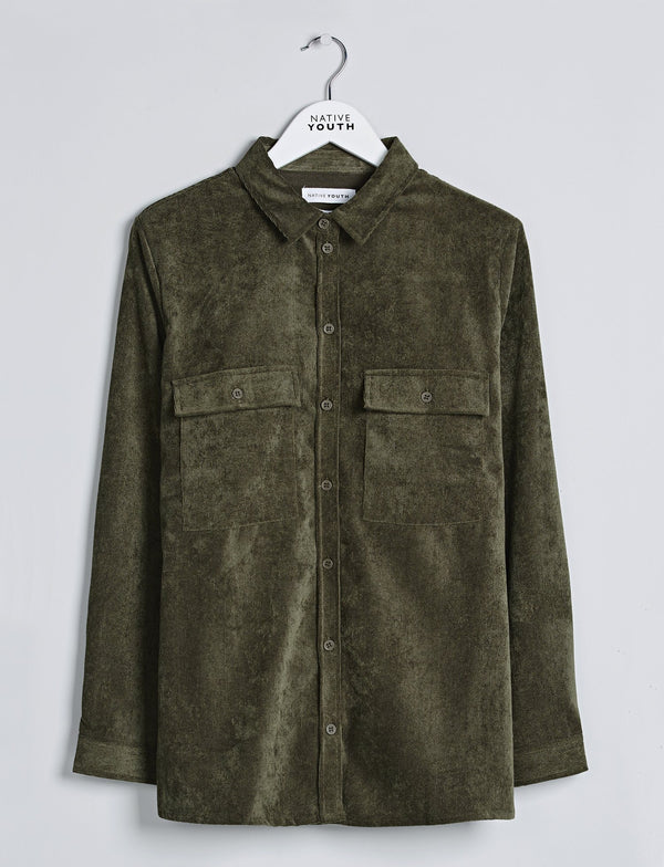 native youth Mesonet Overshirt