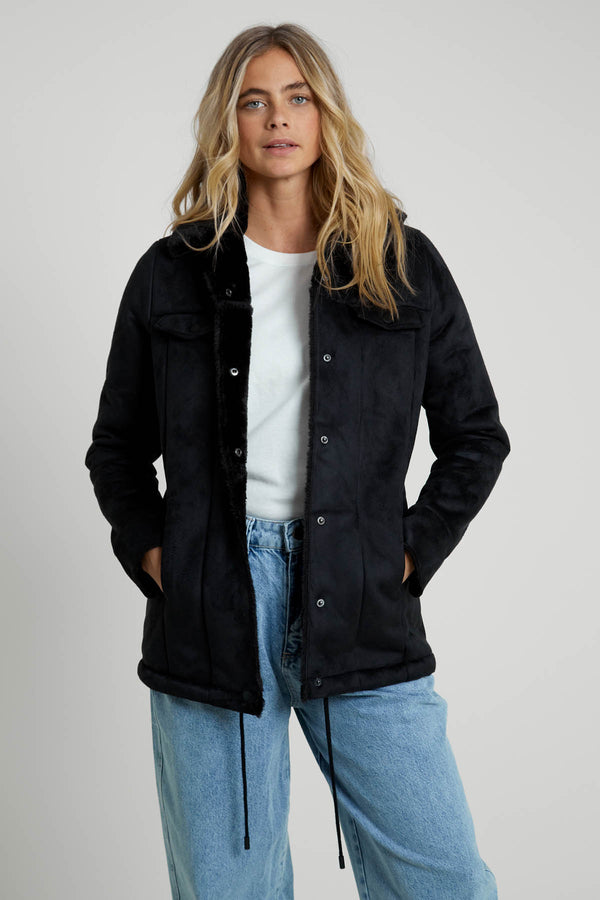 native youth Midnight Sherpa Jacket