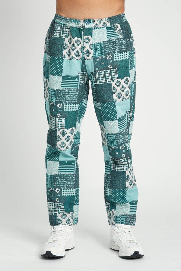 Native Youth MUNRO PATCHWORK JACQUARD TROUSER