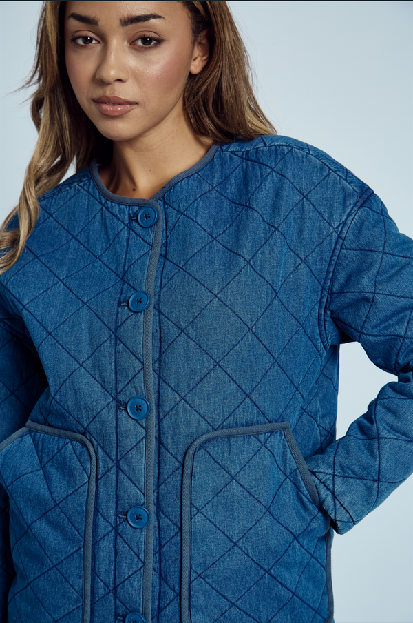 Native Youth NADIA QUILTED WASHED JACKET