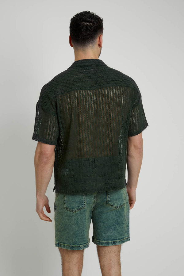 Native Youth NASH CROCHET SHIRT